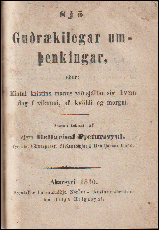 Barndómssaga Jesú Krists - Sjö Guðrækilegar umþenkingar # 89408