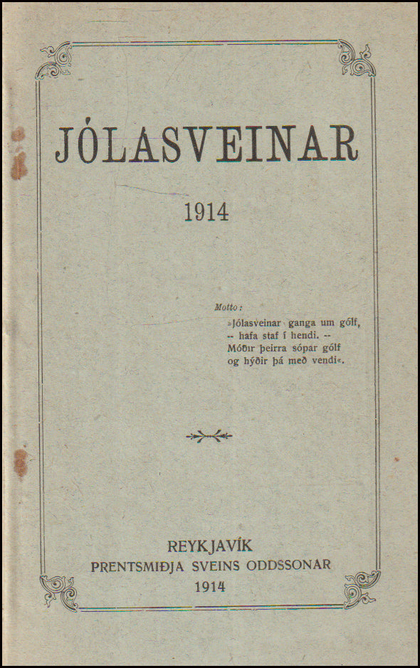 Jólasveinar 1914 # 89410