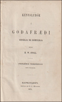 Kennslubók í goðafræði Grikkja og Rómverja # 86463