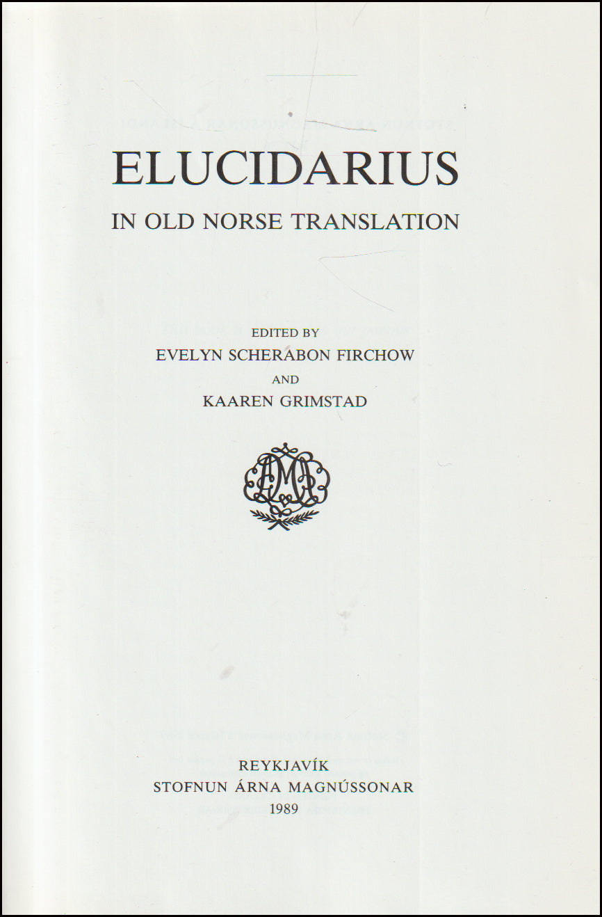 Elucidarius in Old Norse translation # 89505
