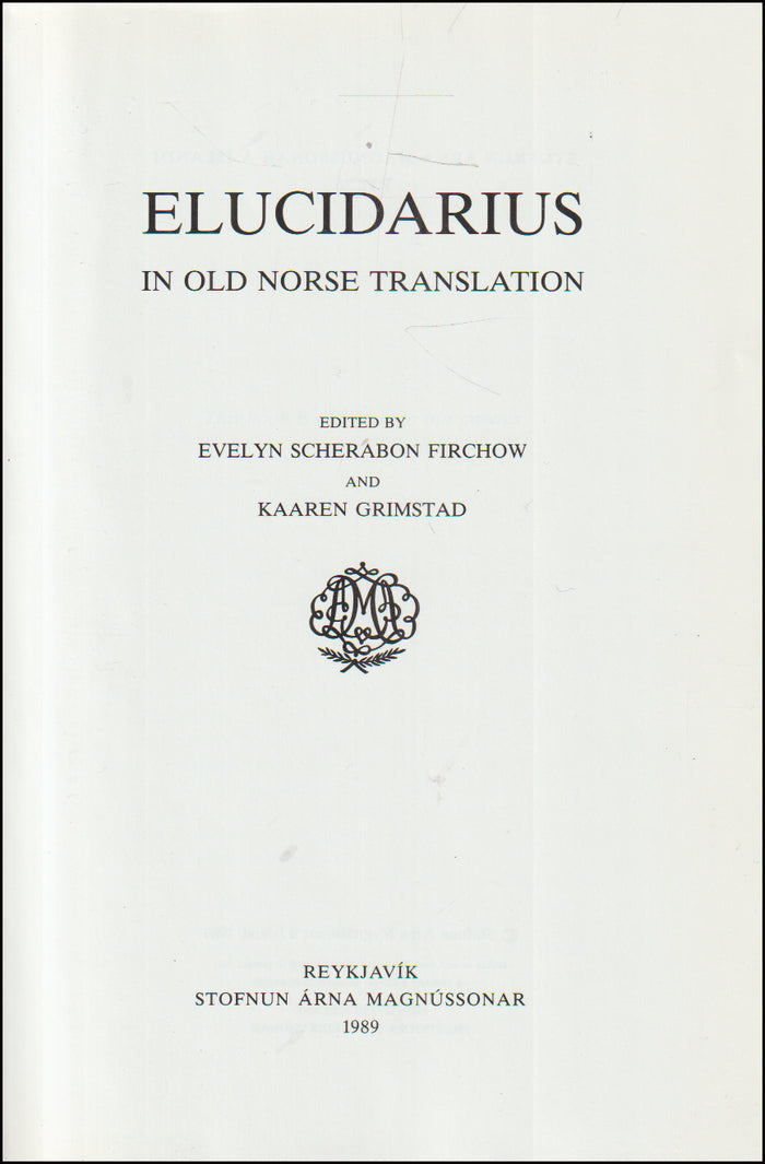 Elucidarius in Old Norse translation # 89505
