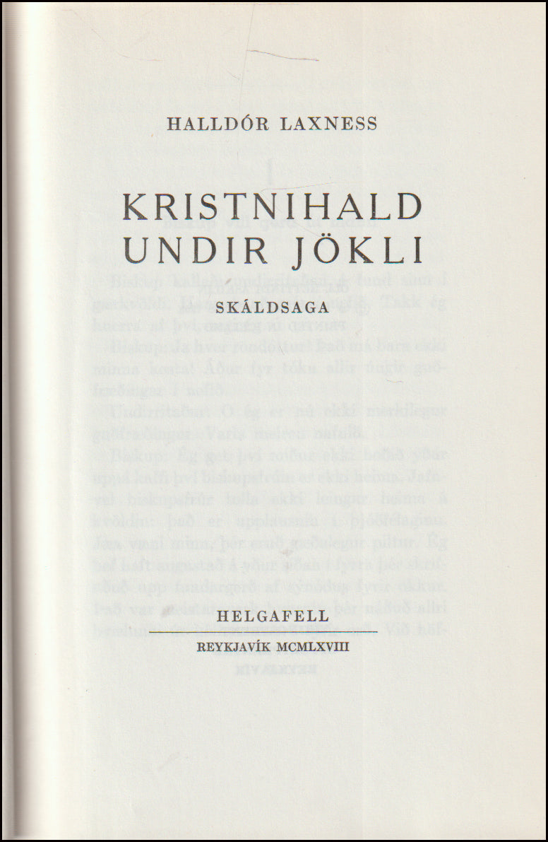 Kristnihald undir jökli # 89506