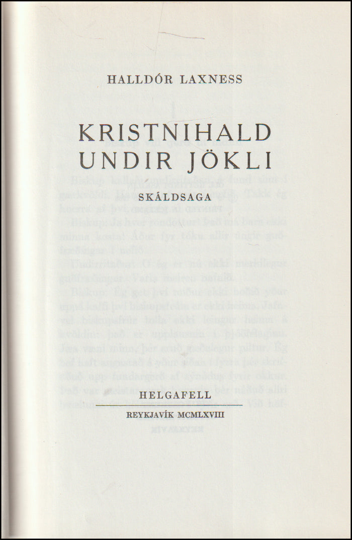 Kristnihald undir jökli # 89506