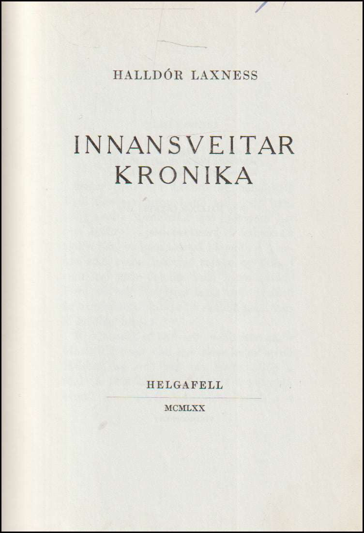 Innansveitarkronika # 89508