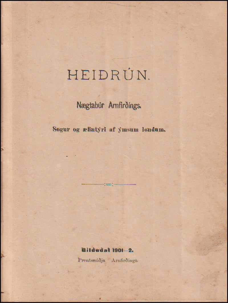 Heiðrún. Nægtabúr Arnfirðings # 89513