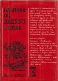 Galdrar og brennudómar # 89533