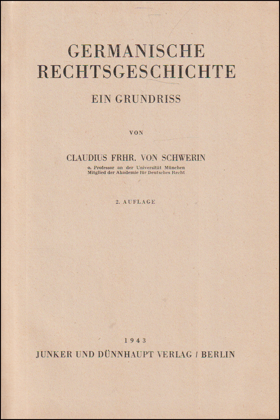 Germanische Rechtsgeschichte # 89553