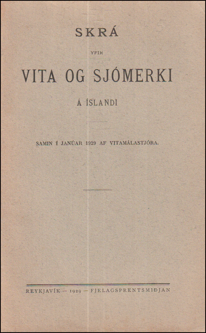 Skrá um vita og sjómerki á Íslandi # 89577