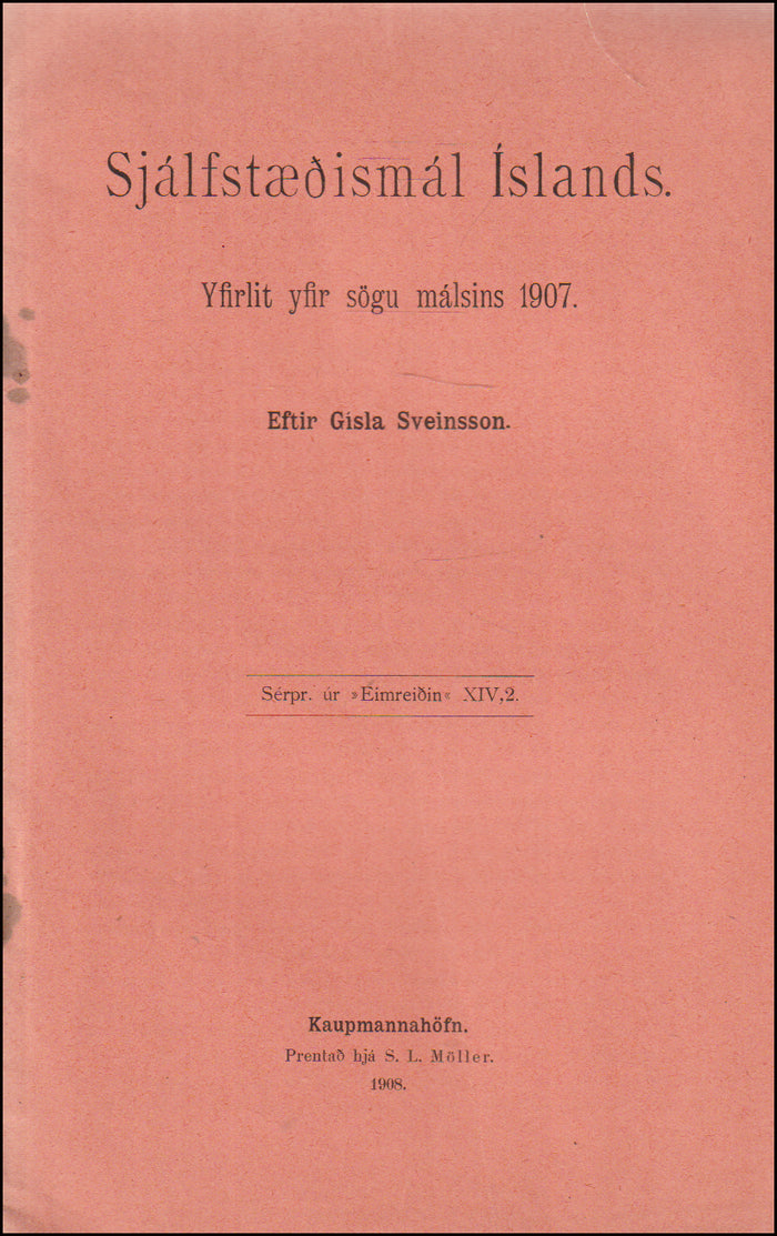 Sjálfstæðismál Íslands # 89619