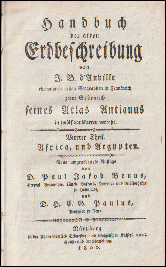 Handbuch der alten Erdbeschreibung # 89668
