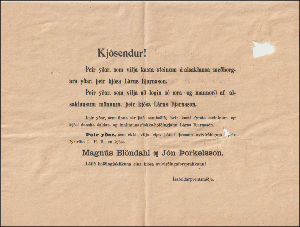 Kjósendur! # 89672
