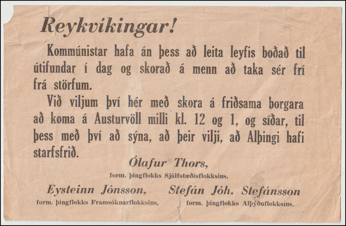 Reykvíkingar! # 89676