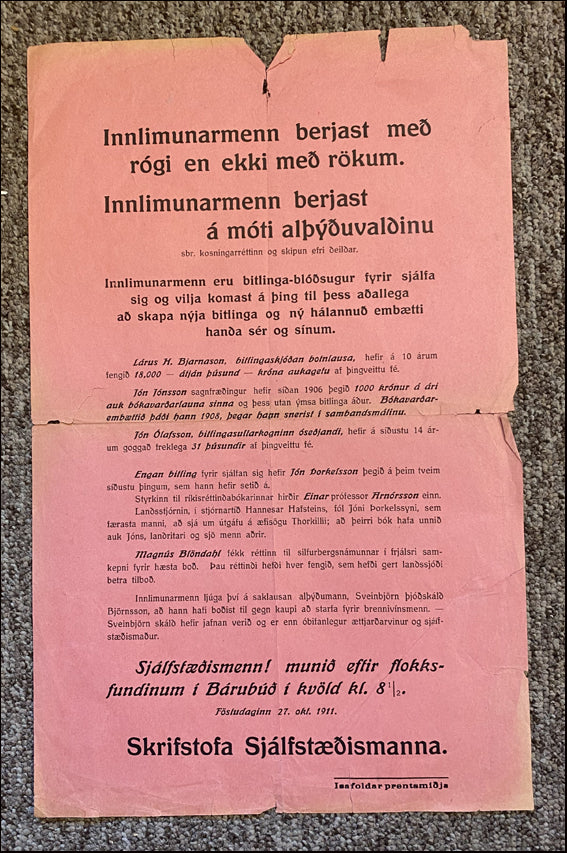 Innlimunarmenn berjast með rógi ekki með rökum # 89678