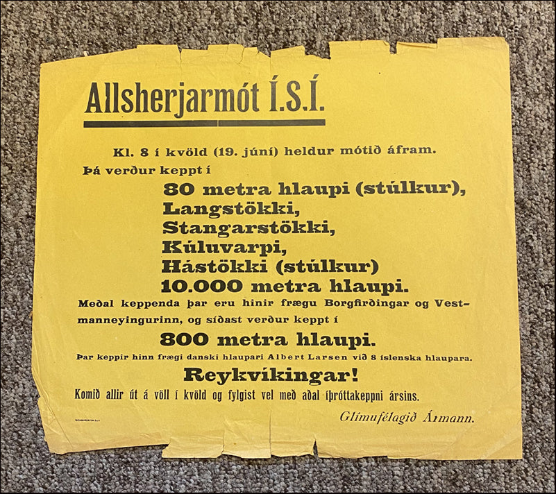 Allsherjarmót Í.S.Í. # 89681
