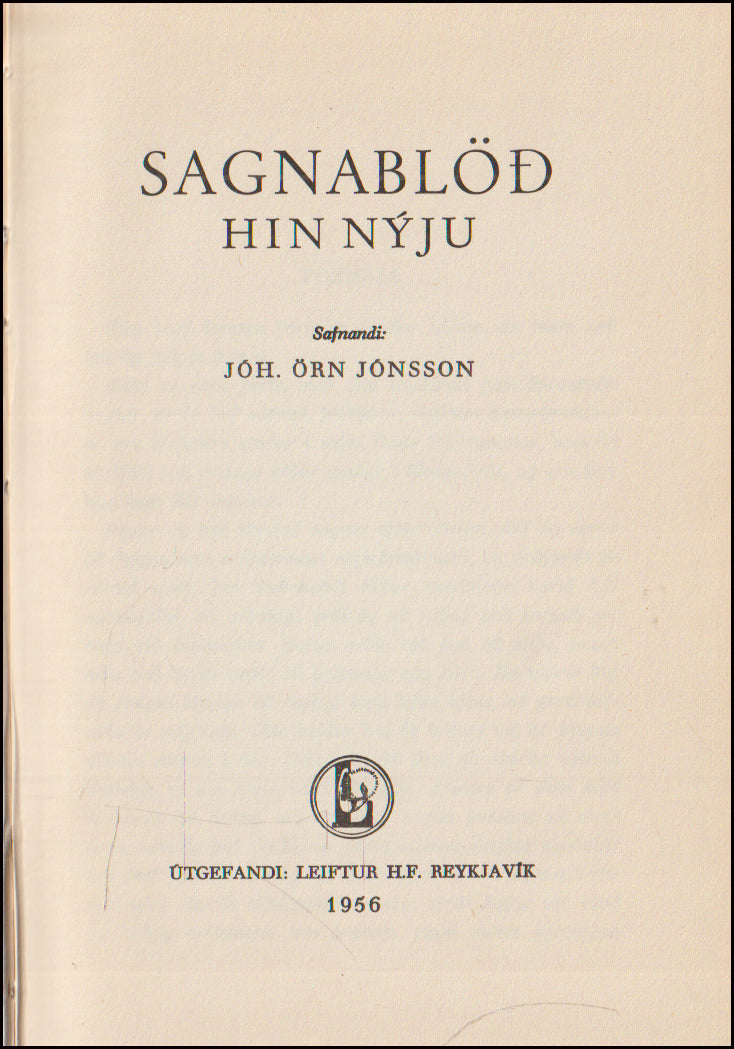Sagnablöð hin nýju # 89690