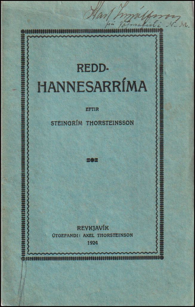 Redd-Hannesarríma # 89707