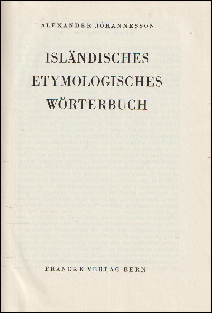 Isländisches etymologisches Wörterbuch # 89736