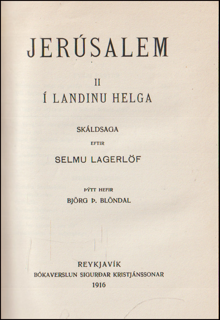 Jerúsalem I-II # 89750