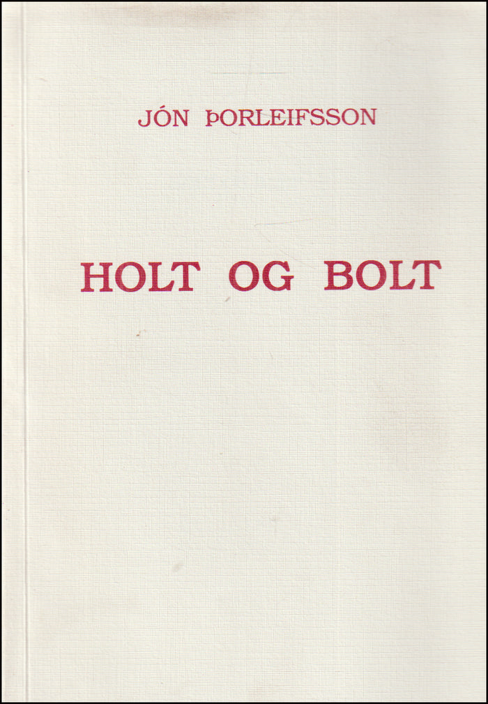 Holt og bolt # 89788