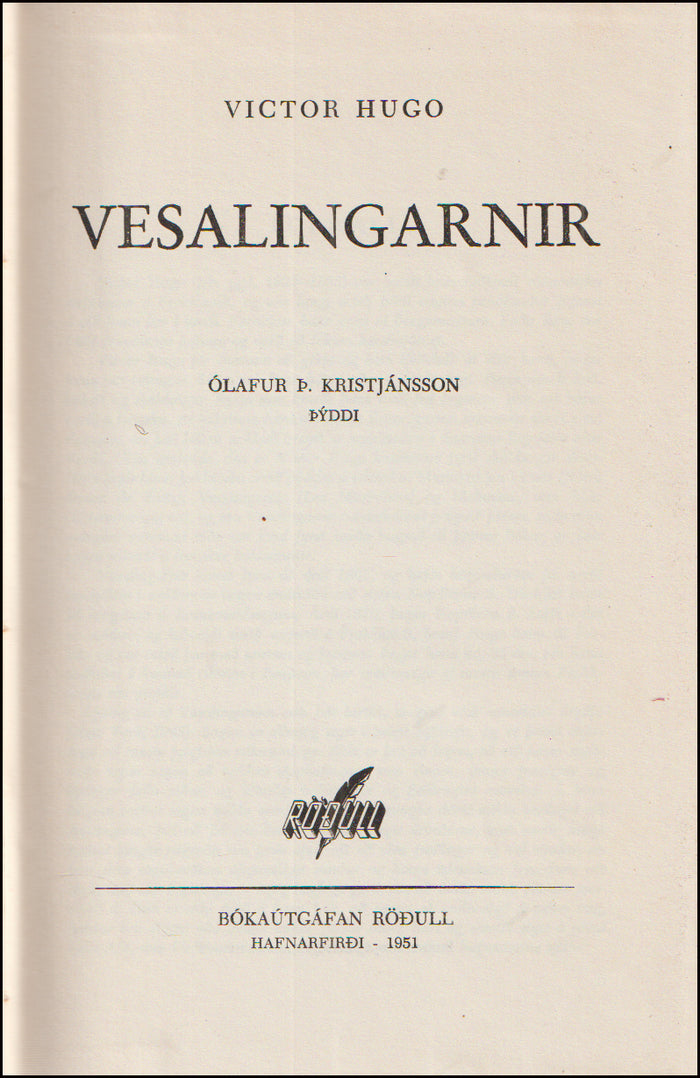 Vesalingarnir # 89789