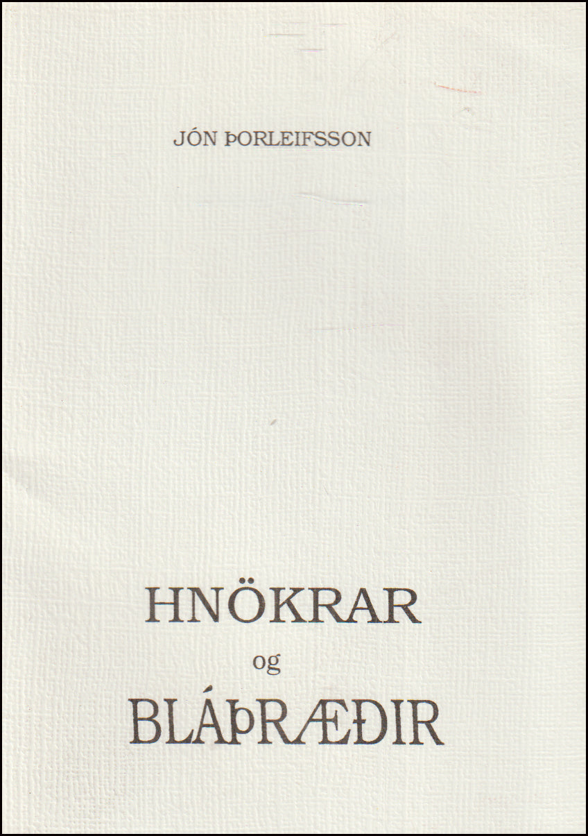 Hnökrar og bláþræðir # 89804