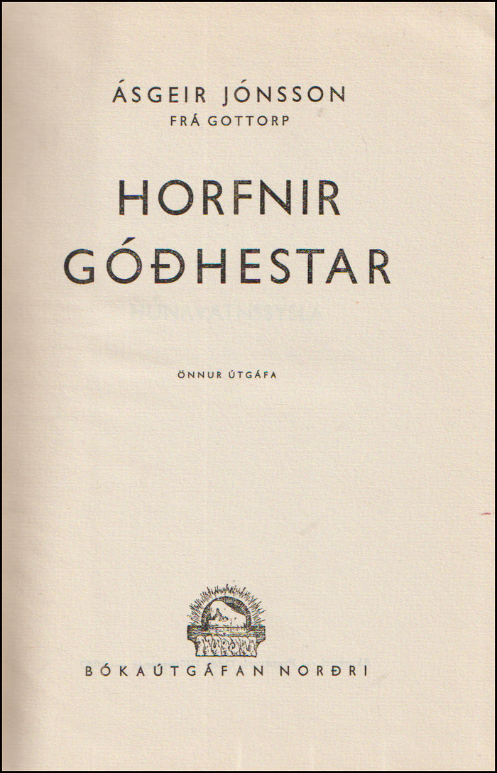 Horfnir góðhestar # 89819
