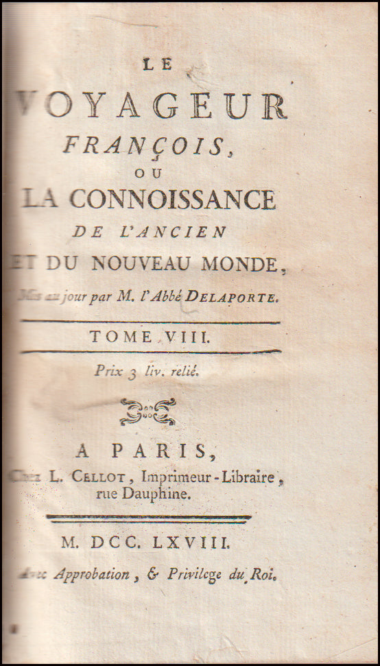 Le Voyageur Francois ou la connoissance # 89821