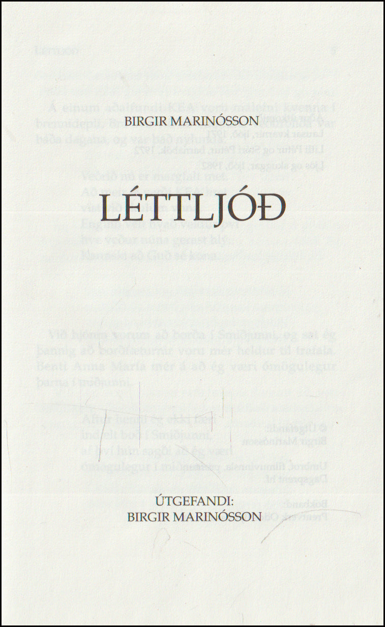Léttljóð # 89848