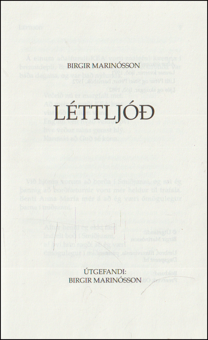 Léttljóð # 89848