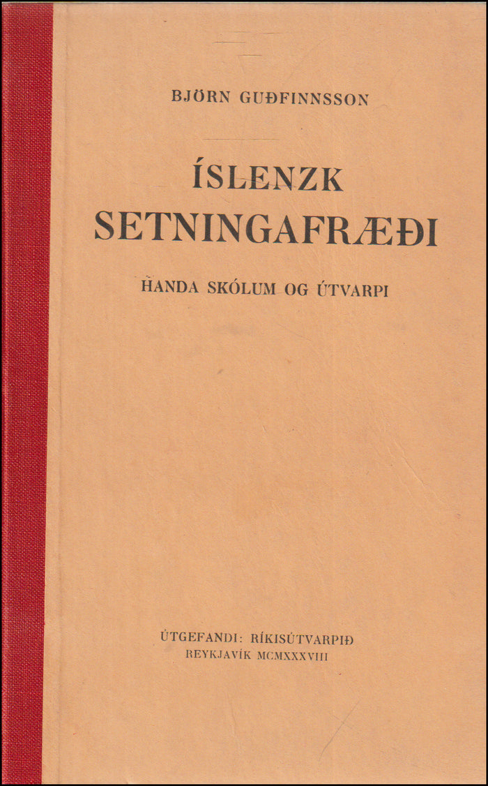 Íslenzk setningafræði # 89879