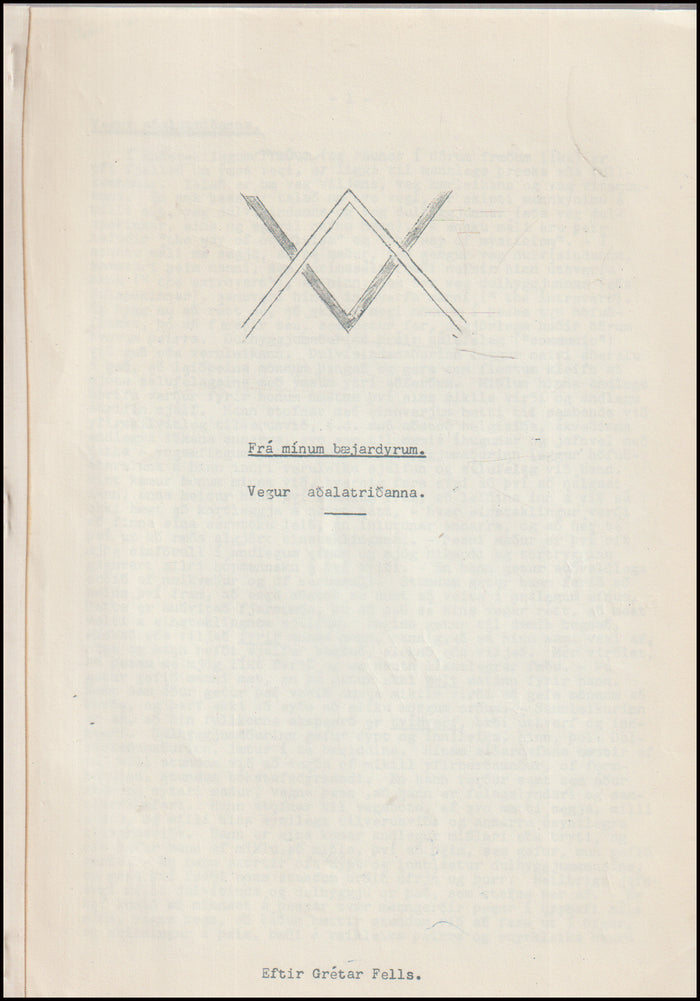 Frá mínum bæjardyrum # 89886
