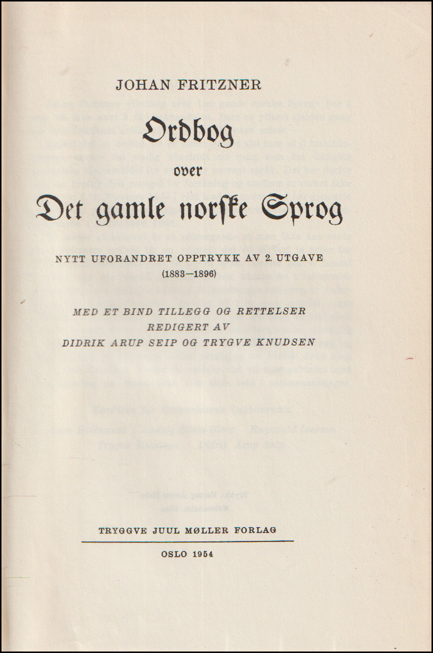 Orðabók Fritzners # 89936