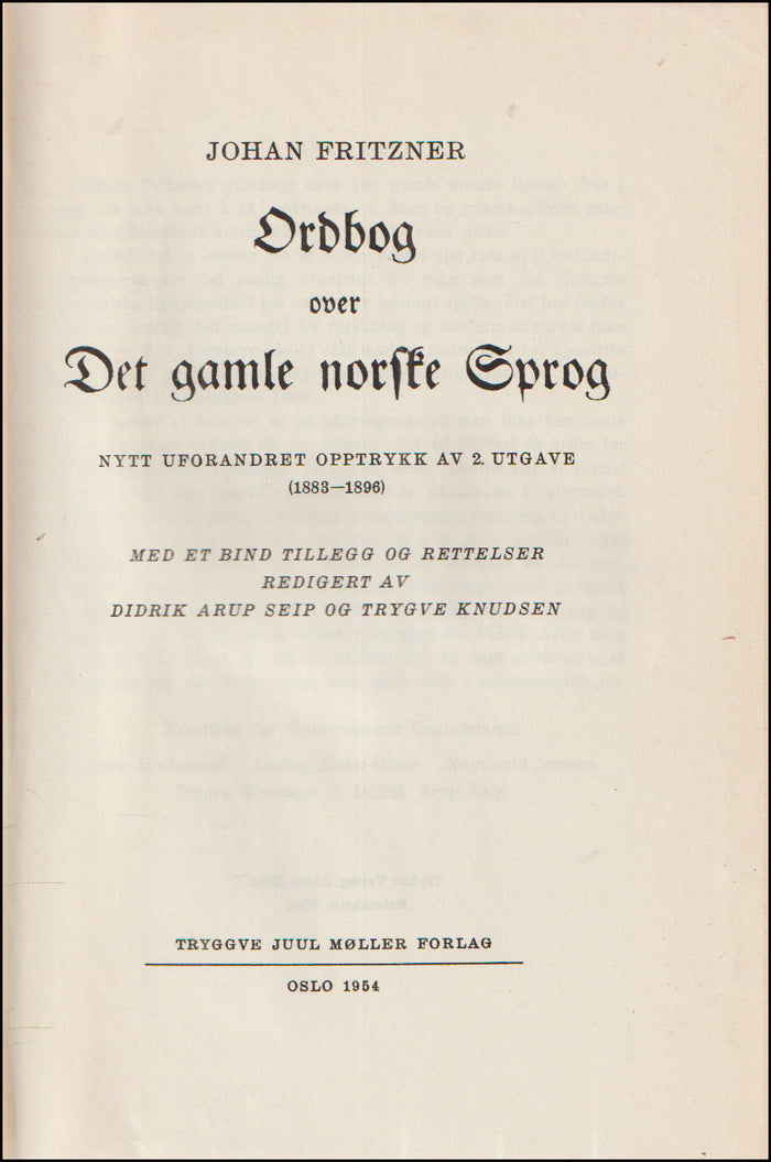 Orðabók Fritzners # 89936