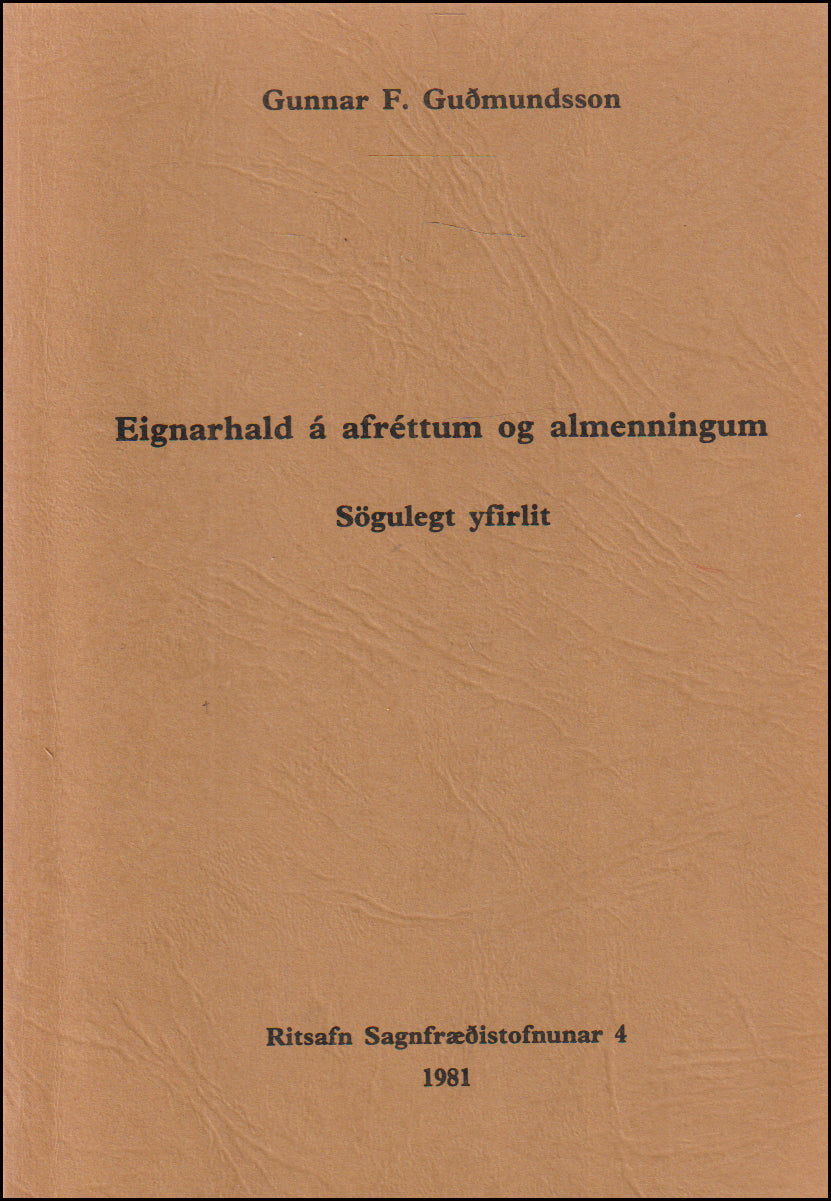 Eignarhald á afréttum og almenningum # 89944