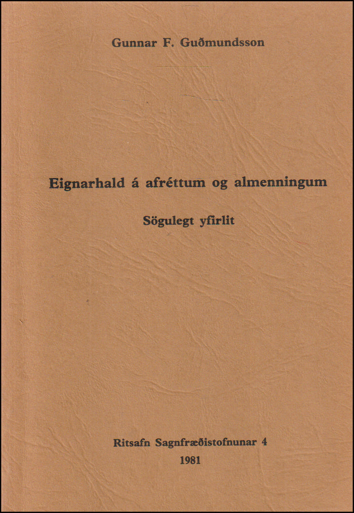 Eignarhald á afréttum og almenningum # 89944