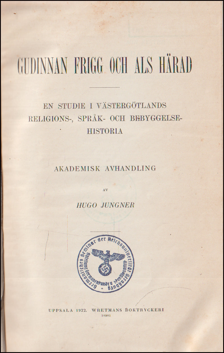 Gudinnan Frigg och Als härad # 89959
