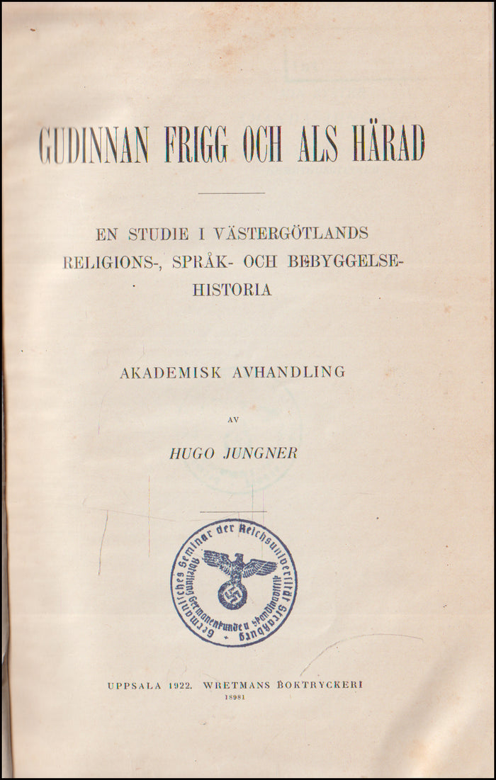 Gudinnan Frigg och Als härad # 89959