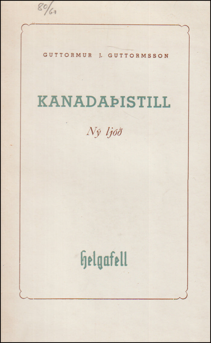 Kanadaþistill # 89963