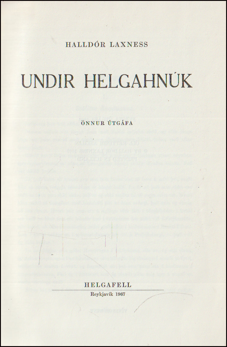 Undir Helgahnúk # 89971