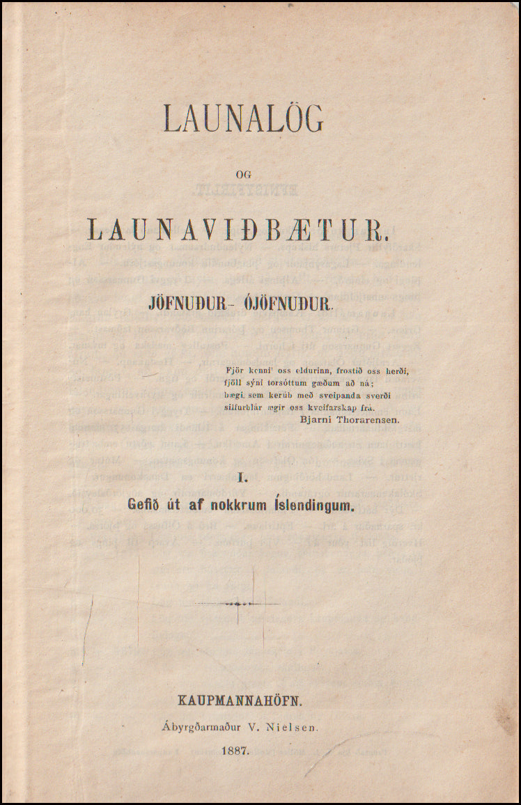 Launalög og launaviðbætur # 89977