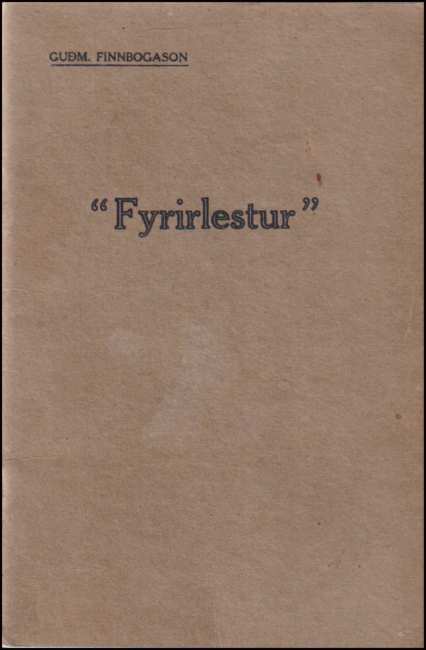 Um viðhald íslenzks þjóðernis í Vesturheimi # 89995