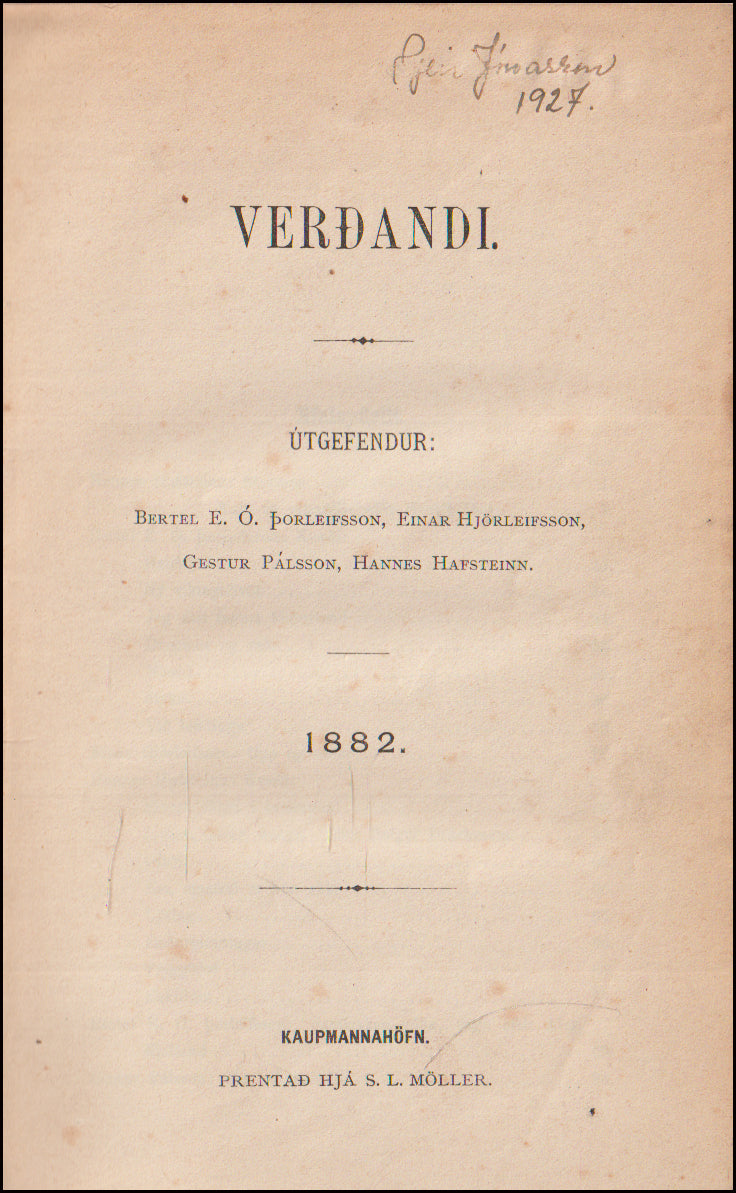Verðandi # 90003