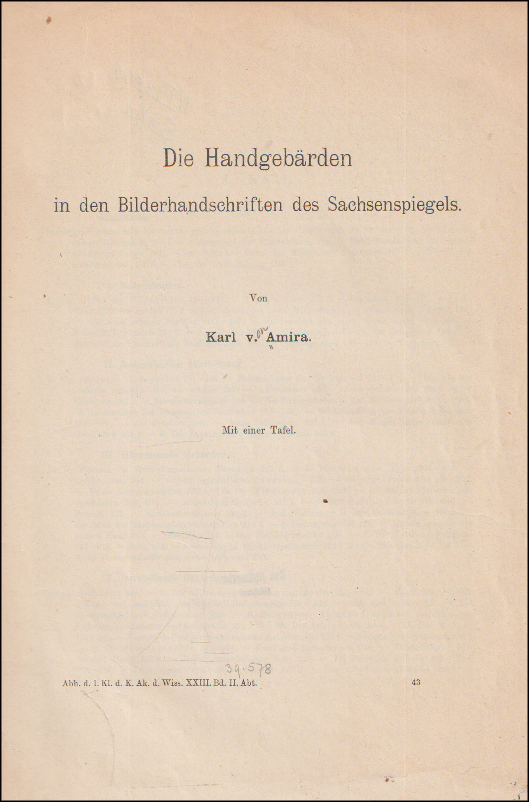 Die Handgebärden in den Bilderhandschriften des Sachsenspiegels # 90007
