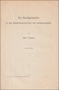 Die Handgebärden in den Bilderhandschriften des Sachsenspiegels # 90007