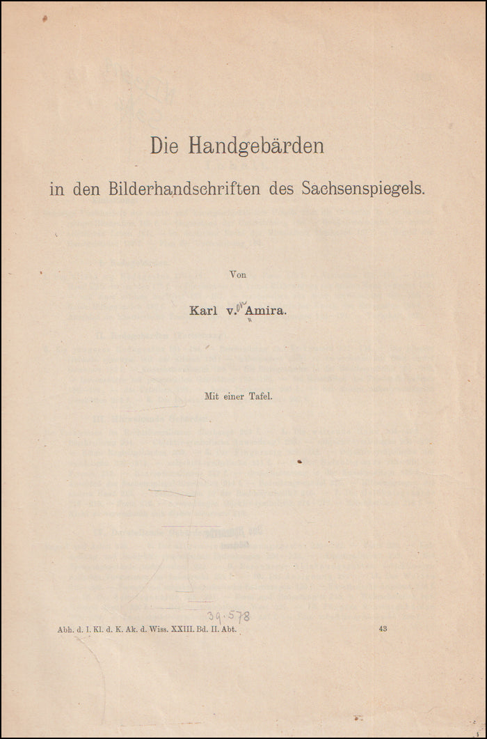 Die Handgebärden in den Bilderhandschriften des Sachsenspiegels # 90007