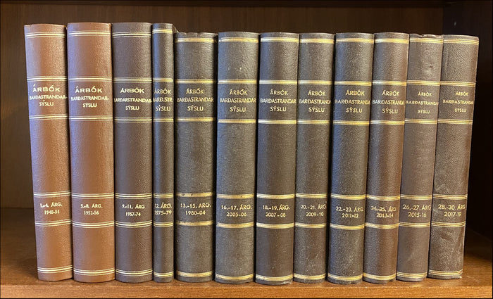 Árbók Barðastrandarsýslu 1. til 30. árgangur # 90034.