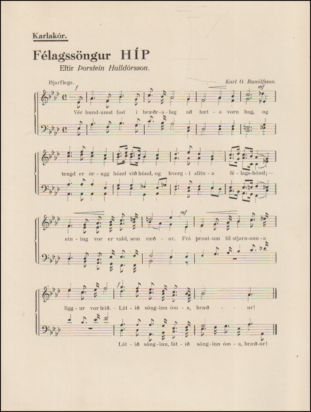 Hið Íslenzka Prentarafélag fjörutíu ára # 90036