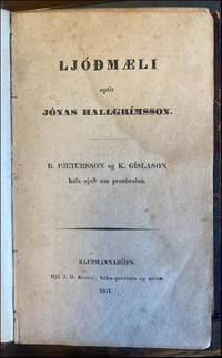 Ljóðmæli eptir Jónas Hallgrímsson # 90057