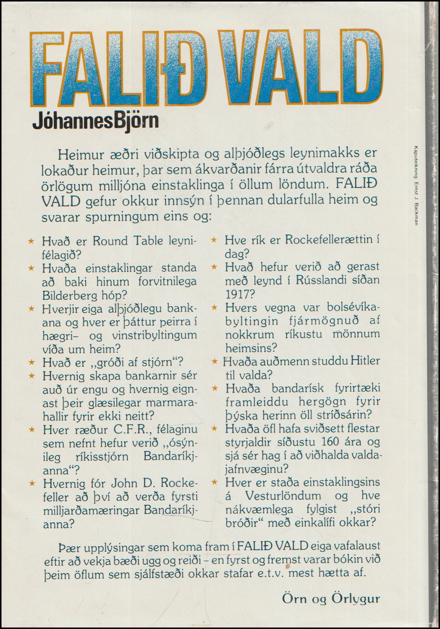 Falið vald # 90088