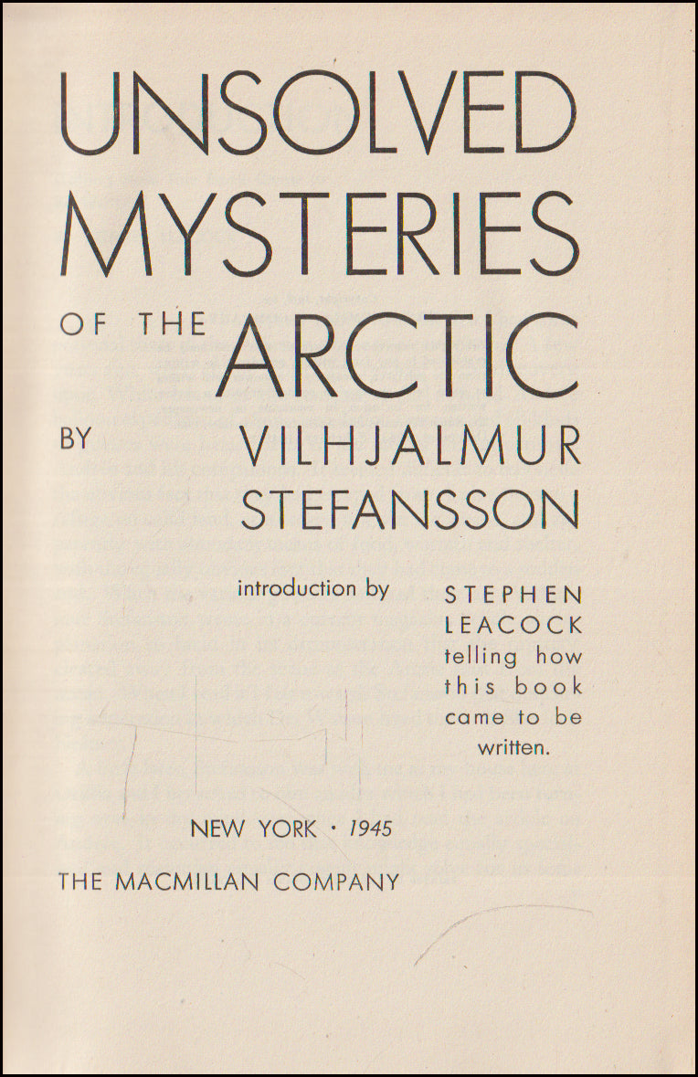 Unsolved Mysteries of the Arctic # 90092